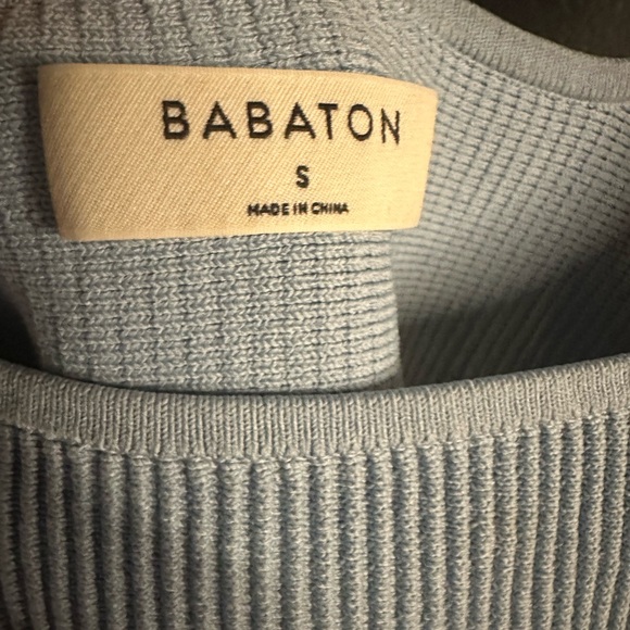 Babaton Knit Blue top size S - Picture 4 of 7